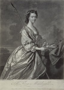 Flora MacDonald (1722-90), gegraveerd door J. Faber, 1747 door Thomas Hudson