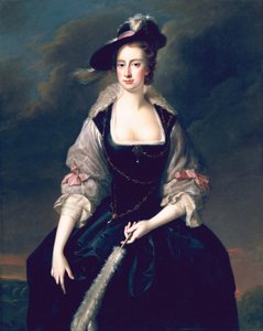 Lady Frances Courtenay, ca. 1741