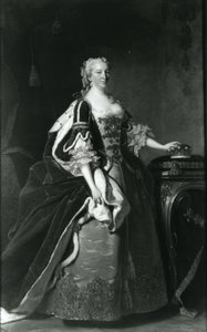 Portret van Lady Elizabeth Percy, gravin van Northumberland door Thomas Hudson