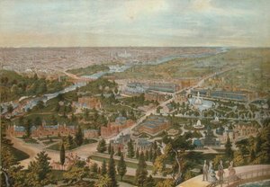 Vogelvlucht van de Centennial, Philadelphia
