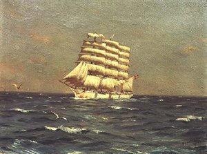 Deense handelsschip, Viking door Thomas J. Somerscales