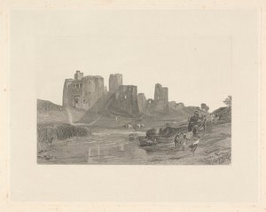 Kasteel Kidwelly, Zuid-Wales door Thomas Jeavons