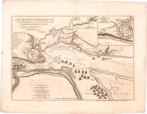 Een plan van de rivier St. Laurence door Jeffreys