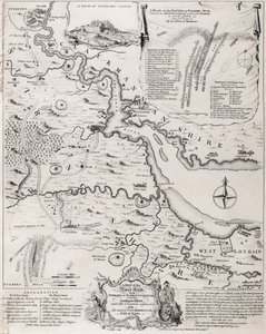 De slag bij Falkirk, 28 januari 1746 door Thomas Jefferys
