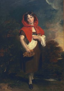 Emily Anderson: Roodkapje, c.1821 door Thomas Lawrence
