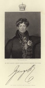 Portret van koning George IV