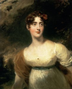 Portret van Lady Emily Harriet Wellesley-Pole, later Lady Raglan door Thomas Lawrence