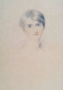 Portret van Miss Bloxham, ca. 1800-10 door Thomas Lawrence