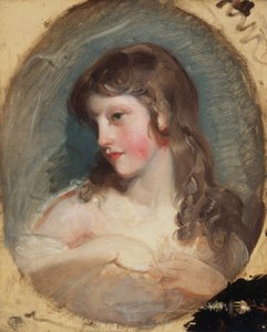 Studie van een meisje door Thomas Lawrence