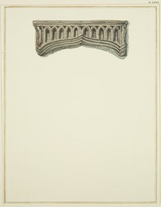 Houtsnijwerk op de trap in het huis naast de doorgang van Baldwin Street door Thomas Leeson the Elder Rowbotham