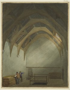 Hal in het huis van de heer Attwood, aangrenzend aan de achterhal