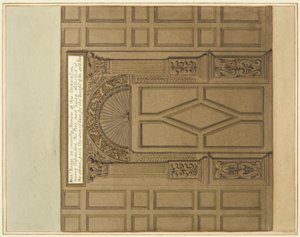 Binnenste deur van de Grote Kamer van de Munt, nu St Peter