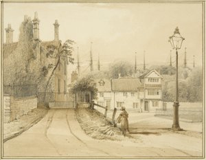 Lower College Green, of College Square door Thomas Leeson the Elder Rowbotham