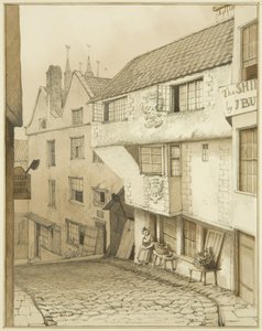 Onderkant van Steep Street, met huis