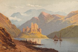 Schotland, Eilan-Donan Kasteel door Thomas Leeson the Elder Rowbotham