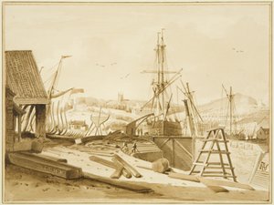 Western Wapping Dock door Thomas Leeson the Elder Rowbotham