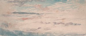 Wolkstudie - Blauwe en Rode Gevlekte Alto - Cumulus door Thomas Lindsay