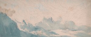 Wolken boven een Alpenformatie door Thomas Lindsay