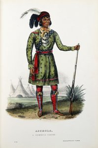 Asseola, een Seminole Leider door Thomas Loraine (after) McKenney