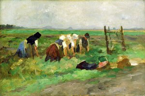 Veldwerkers, c.1900 door Thomas Ludwig Herbst