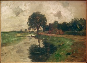 Kanaal in Siethwende door Thomas Ludwig Herbst