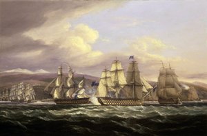 Het beleg van Toulon door Thomas Luny