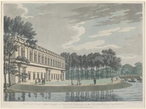 De Oostelijke Voorzijde van de Bibliotheek van Trinity College