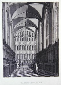 Kapel van New College door Thomas Malton Jnr.