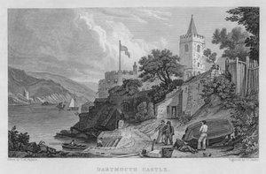 Dartmouth Kasteel door Thomas Mann (after) Baynes