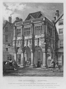 Het Gildehuis, Exeter door Thomas Mann (after) Baynes