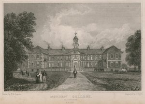 Algemeen uitzicht op Morden College door Thomas Mann Baynes