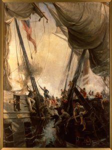 Shannon en Chesapeake in gevecht, 1813