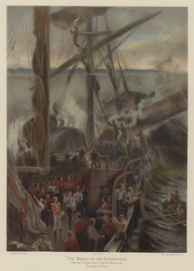 Het wrak van de Birkenhead door Thomas Marie Madawaska Hemy
