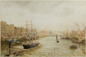 De Kade, Newcastle door Thomas Marie Madawaska Hemy