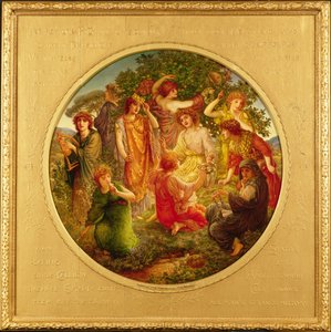 Apollo en de Muzen door Thomas Matthews Rooke