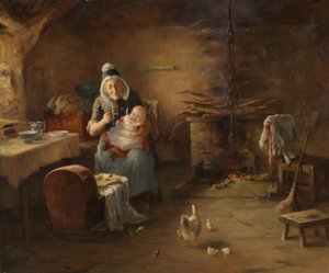 Interieur van een Boerenhuisje door Thomas McEwan