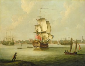 Een uitzicht op Charleston, South Carolina door Thomas Mellish