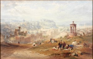 Edinburgh vanaf Calton Hills