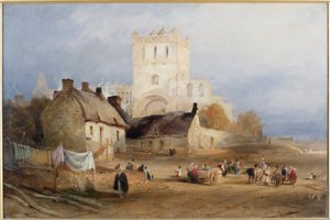 Jedburgh Abbey, ca. 1835 door Thomas Miles Richardson