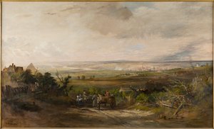 Newcastle vanaf Gateshead Fell, c.1816