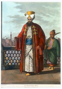 Een Egyptische bey, 1802 door Thomas Milton