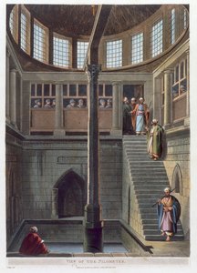 Uitzicht op de nilometer, Caïro, Egypte, 1802