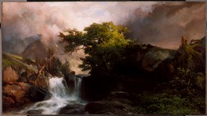 Een bergstroom, 1869