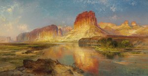 Groene rivier van Wyoming