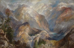 Ochtend in de Sierras, Nevada