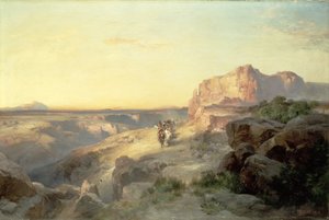 Red Rock Trail, Zuid-Utah door Thomas Moran
