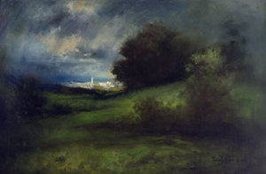 Zomerstorm door Thomas Moran
