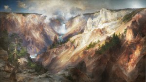 De Grand Canyon van Yellowstone