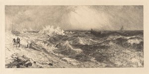 De Veel Klinkende Zee door Thomas Moran