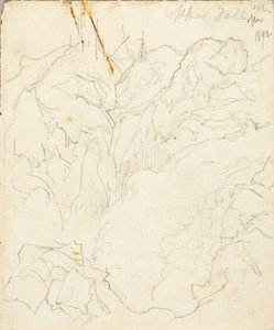 Upper Falls, Yellowstone door Thomas Moran